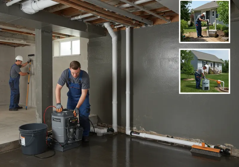 Basement Waterproofing and Flood Prevention process in South Houston, TX